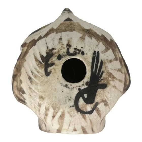 Image 1 of Edward Lindahl für Gustavsberg – Keramik-Eule "Burr" (Schweden, 1960er)