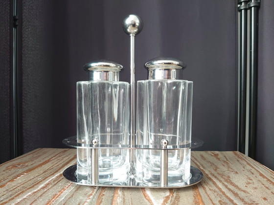 Image 1 of Vintage Alessi Michael Graves Oil and vinegar set