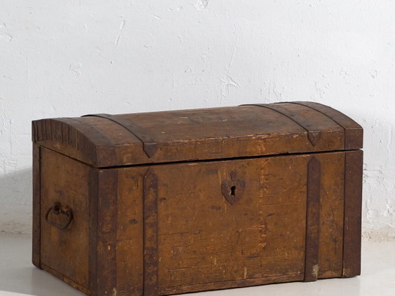 Small antique chest (Year 1871) #3 – Chest of drawers, Rustic (photo 2 of 40)
