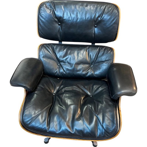 Poltrona vintage 670 di Ray e Charles Eames per Mobilier International