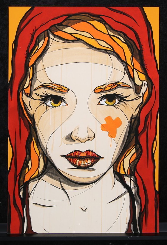 Image 1 of El Bocho - Love should be a color - 2019 - Giclee - signed by hand