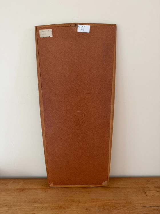 Image 1 of Miroir vintage danois Jansen Spelje en teck - Miroir du milieu du siècle