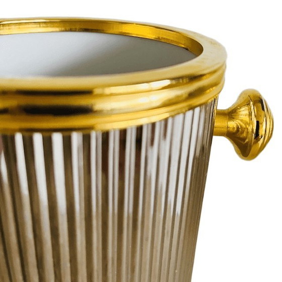 Image 1 of Vintage silver-plated wine cooler 1970s Hollywood Regency