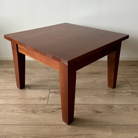 Image 1 of table basse carrée en bois