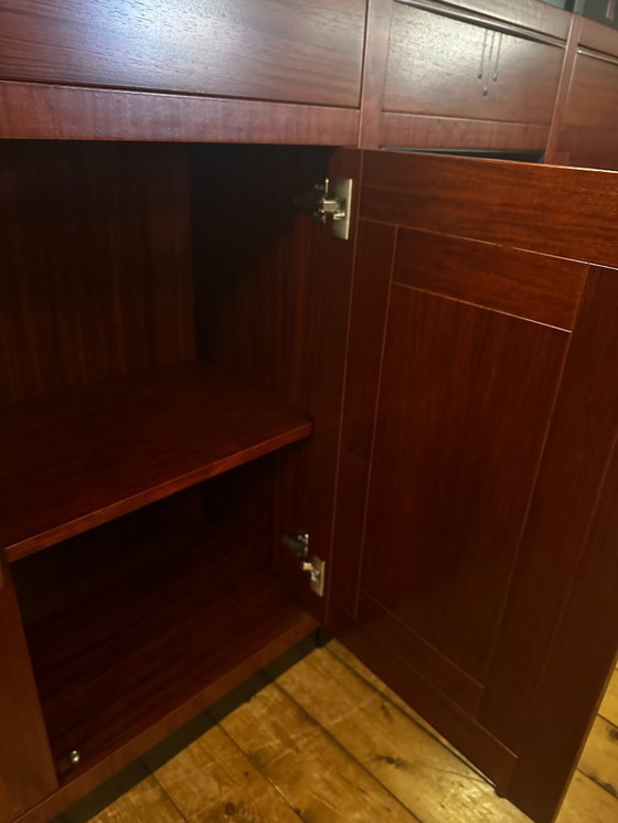 Image 1 of Exklusives Frits Schuitema Sideboard: Akzente aus Bubinga, Ebenholz und Aluminium