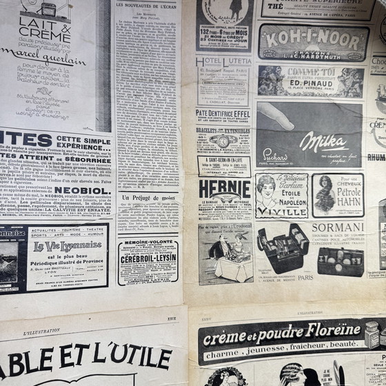 Image 1 of Handgemaakt Origineel vintage reclamebehang