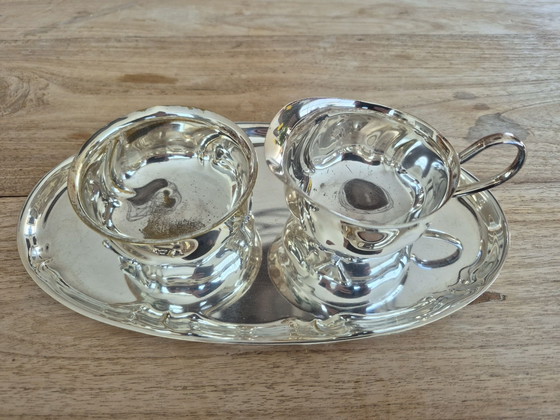 Sahneset – Tafelgeschirr, Metall, Silber (photo 3 of 6)