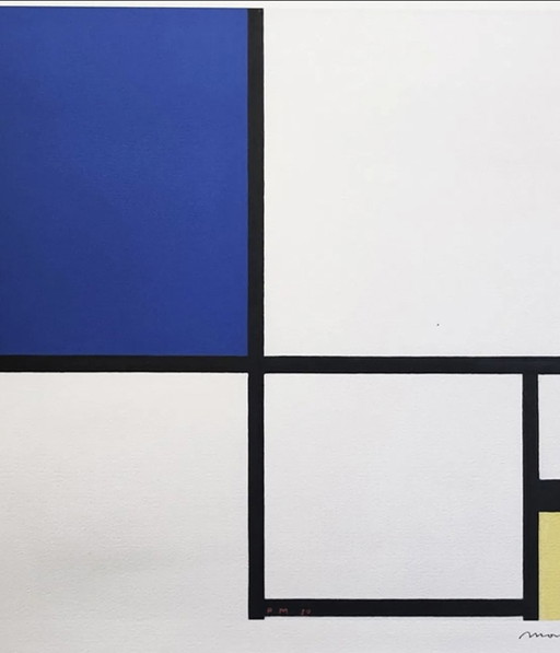 Lithographie Mondrian 38/200