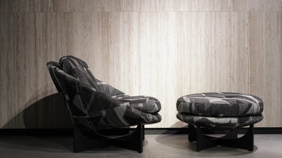 Minotti - Poltrona Lido con base da 93 cm e poggiapiedi con base – Poltrone, Italian Design (photo 3 of 3)