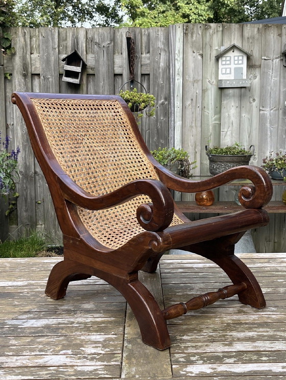 Image 1 of Chaise haute Campeche Veranda indonésienne