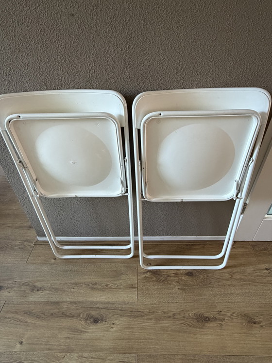 2 Vintage IKEA Folding Chairs TED Niels Gammelgaard – Metal, Plastic (photo 4 of 11)