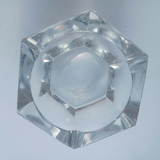 Image 1 of Val Saint Lambert crystal ashtray