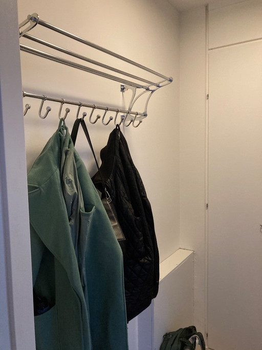 Art Nouveau coat rack wall