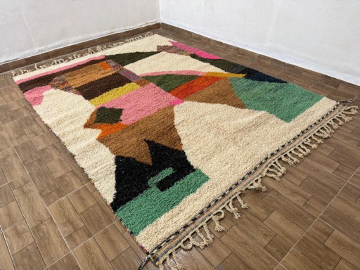 Luxury Handmade Moroccan Rug – Authentic Atlas Craftsmanship 210cmx300cm – vloerkleden en tapijten, Wool (photo 2 of 11)