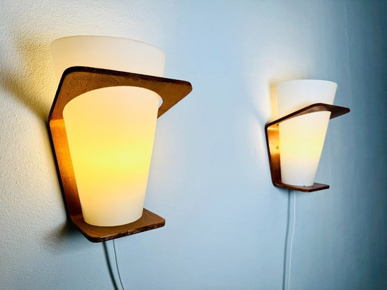 Image 1 of Lampade da parete NX41 di Louis Kalff per Philips, Paesi Bassi, anni '50