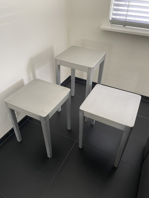 Emeco three side tables