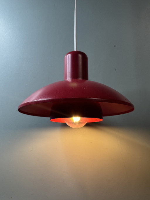 Beautiful Vintage Danish Pendant Lamp – Model 728 Horn Belysning – plafondlampen, Metal