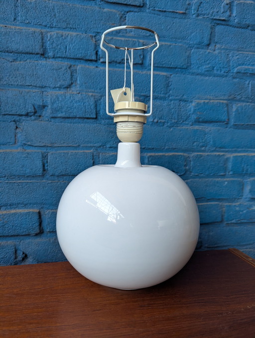 Deense vintage witte tafellamp 