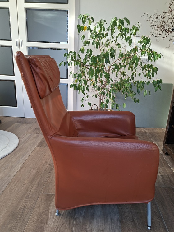 Image 1 of Stijlvolle leren fauteuil van Montel