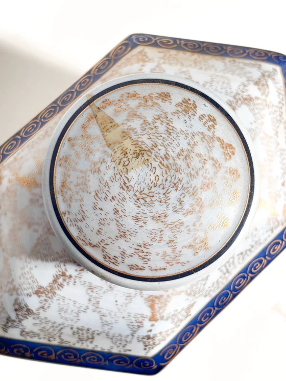 Art Nouveau Potiche Vase in Hand-Painted Italian Ceramic, 1920s (photo 6 of 12)