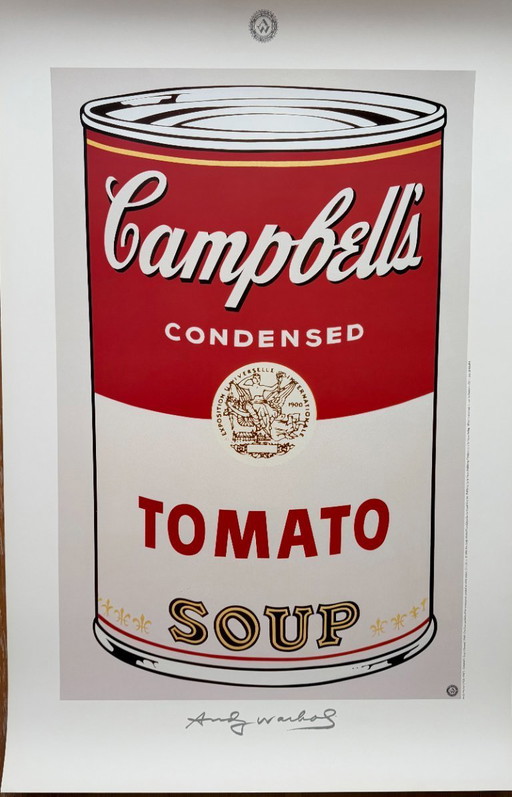 Andy Warhol (1928-1987), Campbell's Soup I ( Tomato), 1968, copyright 1996 The Andy Warhol Foundation for the Visual Arts, Inc..