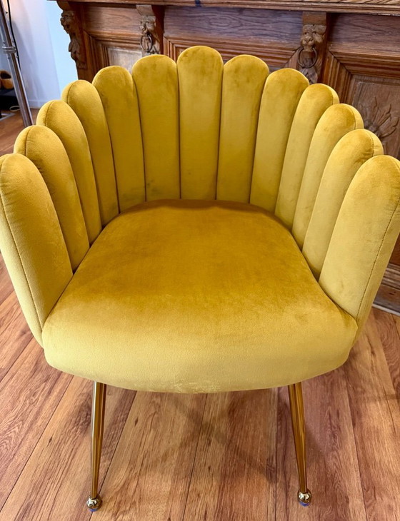 Poels Furniture Design Fauteuil – Velvet Okergeel – ZGAN (photo 2 of 15)