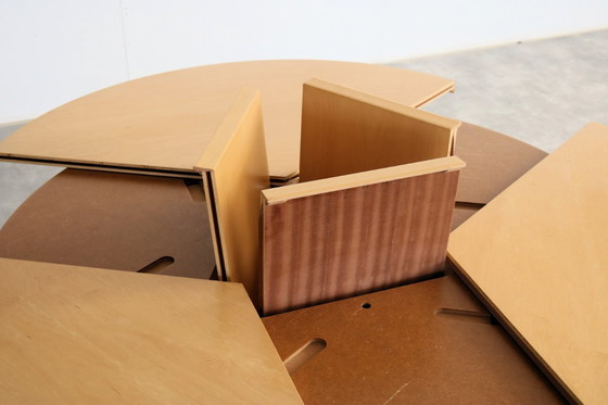 Image 1 of Vintage Skovby SM32 folding round dining table