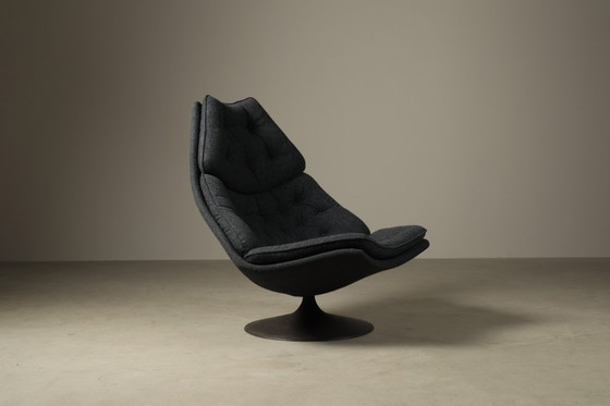 Image 1 of Artifort F588 lounge chair with ottoman by Geoffrey Harcourt, 1967