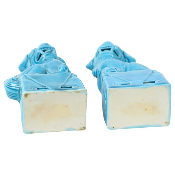 Image 1 of Foo Dog Temple Lion Statues 16cm