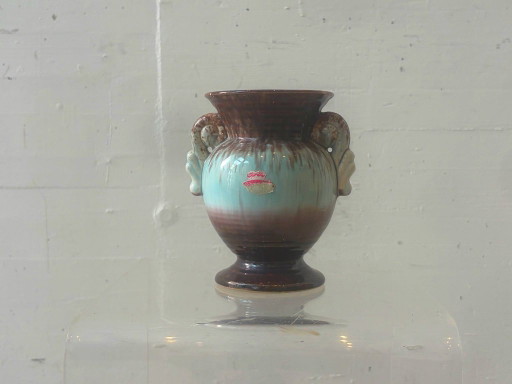 Vintage Ceramic Handled Vase by Bay Model 92-15