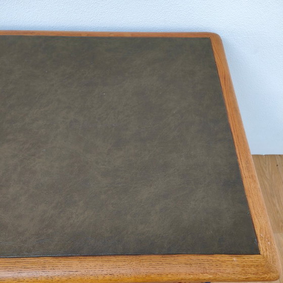 Image 1 of Escritorio de banquero antiguo de roble, escritorio de madera, oficina