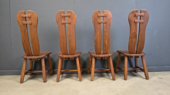Image 1 of Vintage eetkamerstoelen van Depuydt, België, jaren 60.