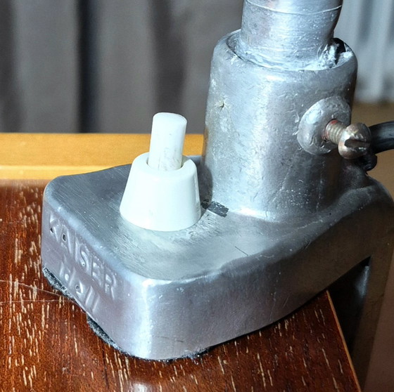 Image 1 of Unique Vintage Clam Lamp Original Kaiser idell 30s 40s