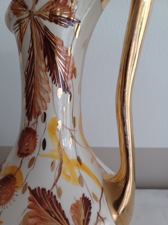 Image 1 of Vaso decorativo vintage di Hubert Bequet (Belgio, anni '50)