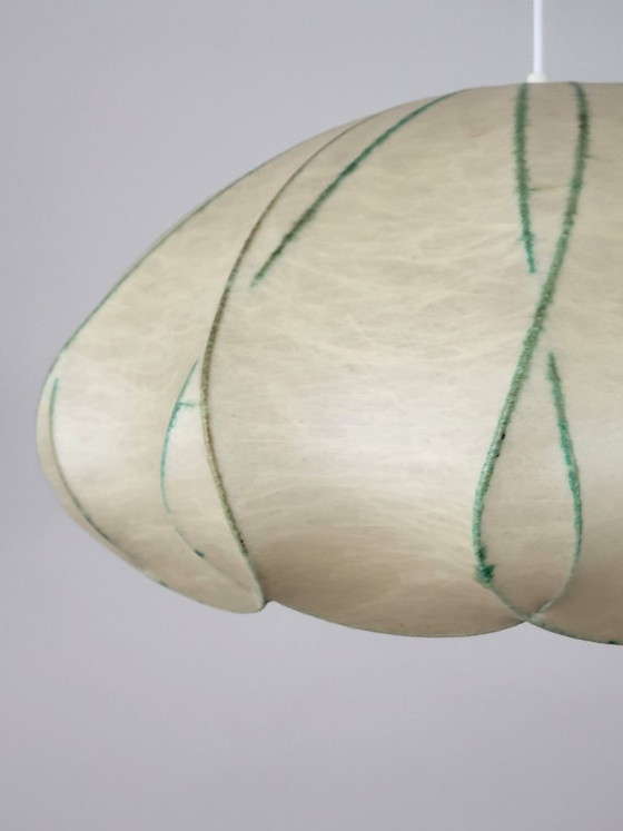 Image 1 of Grote vintage Cocoon hanglamp van Goldkant Leuchten