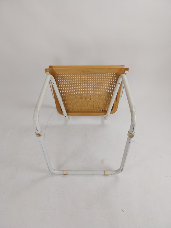 Image 1 of 4 x sillas cesca breuer blancas de estructura tubular