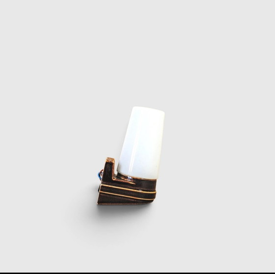 Vintage Wall Lamps Sigvard Bernadotte – Wall lights, Porcelain, Glass (photo 6 of 9)