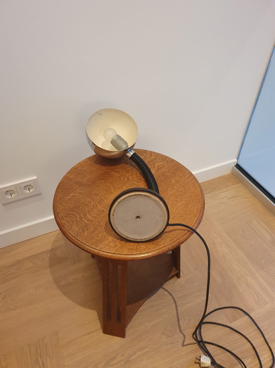 Lampada da scrivania Vintage Space Age Heinz F. W. Stahl Modello 7403 Per Hillebrand Leuchten Anni '70 (photo 8 of 9)
