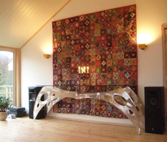 Image 1 of Mesa de cristal de diseño noruego único.