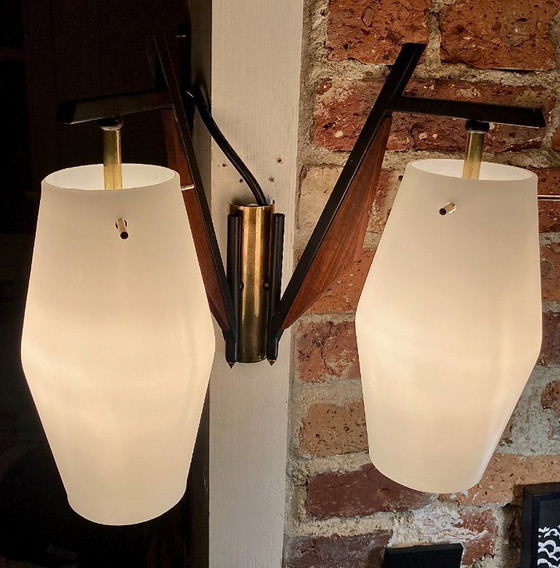 Image 1 of Applique vintage a 2 luci Stilnovo