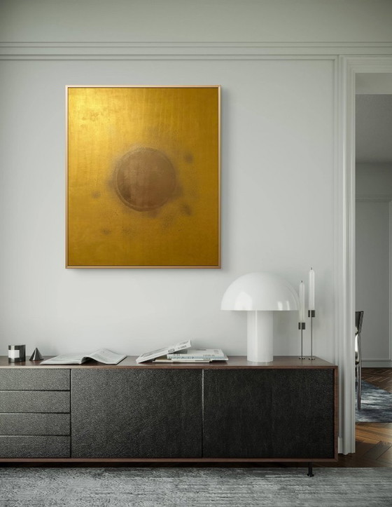 Image 1 of Gold Aura XL — Original Acrylic Painting by Sefer Güngör (Raymann.art)