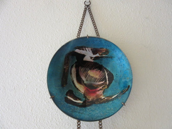 Image 1 of Enamel Wall Hanging Design Italy MCM ref100323