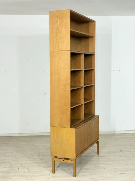 Image 1 of Vintage classic: IKEA MTP shelf / highboard / sideboard – oak – design Marianne Richter
