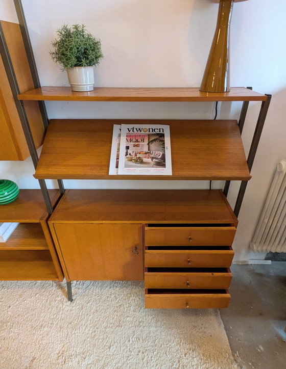 Image 1 of Vintage modulair vrijstaand wandmeubel 