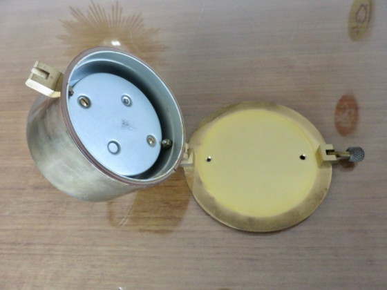 Image 1 of Maxant Precision Wall Barometer in Solid Brass, France, 1970