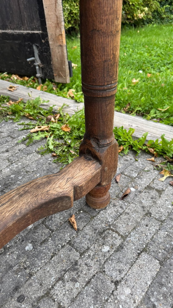 Image 1 of Table de ferme rectangulaire ancienne