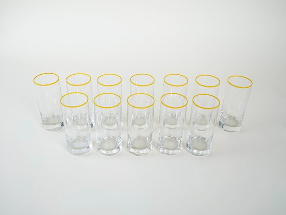 Image 1 of Set longdrinkglazen, Italiaans design, jaren 70, vervaardigd in Italië.