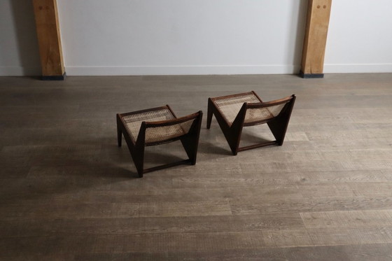Image 1 of Pierre Jeanneret Kangaroo Chairs PJ-SI-59, India, 1955