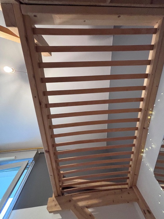 Cama alta de madera maciza hecha a medida – Compagnons du devoir, Camas de matrimonio, Wood (photo 7 of 13)