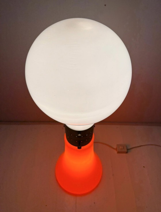Image 1 of Lampadaire de style Space Age conçu par Carlo Nason pour Mazzega, modèle : « Brillo », Italie, années 1970